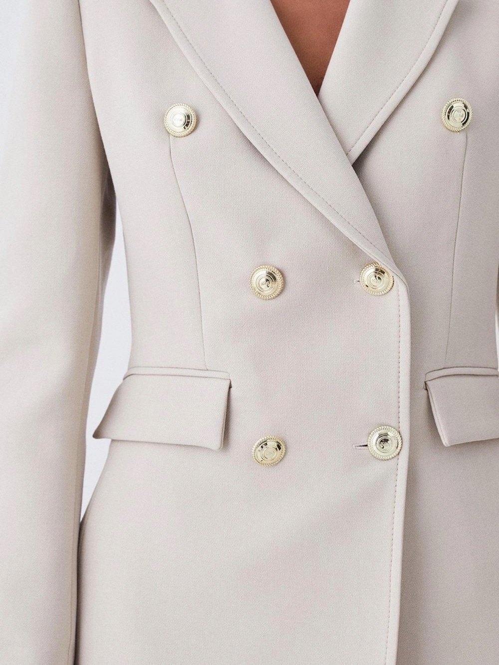 Karen Millen Blazer, Beige - Picture 2 of 5